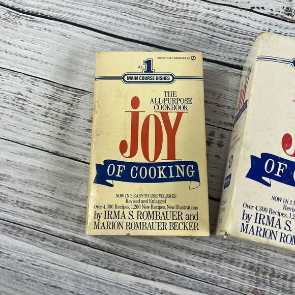 Vintage Joy of Cooking Vol 1 & 2 Irma Rombauer 1972 Vintage Cookbook Set w/ Case - Picture 3 of 12